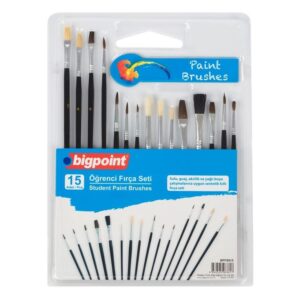 Bigpoint Öğrenci Fırça Seti 15'li Blister