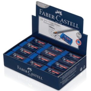 Faber Castell Sınav Silgisi Mavi 24'lü Ebatında