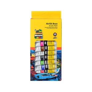 Nova Color Akrilik Boya 12'li Tüp 12ml