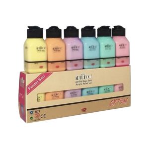 Artdeco Akrilik Boya 75Ml Pastel 6'lı